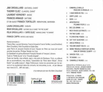 CD Jimmy Drouillard: Zappa's Songs