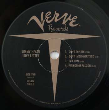 LP Jimmy Heath: Love Letter