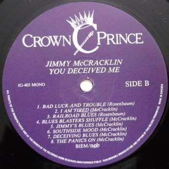 LP Jimmy Mccracklin: You Deceived Me (Jimmy McCracklin Sings The Blues)