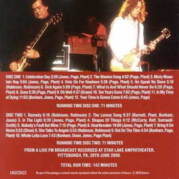 2CD The Black Crowes: Praying In Pittsburgh