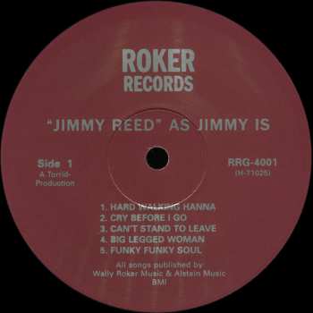 LP Jimmy Reed: As Jimmy Is