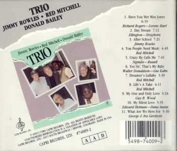 CD Jimmy Rowles: Trio