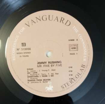 LP Jimmy Rushing: Mr. Five By Five