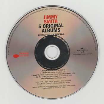 5CD/Dobozkészlet Jimmy Smith: 5 Original Albums