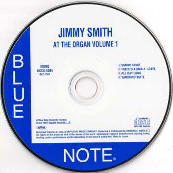 CD Jimmy Smith: Jimmy Smith At The Organ Volume 1 LTD