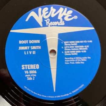 LP Jimmy Smith: Root Down - Jimmy Smith Live!
