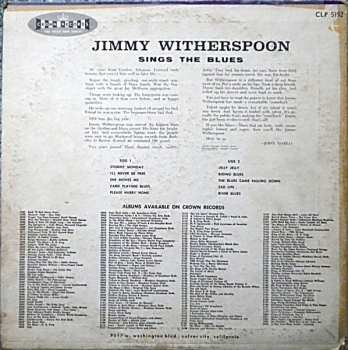 CD Jimmy Witherspoon: Sings The Blues