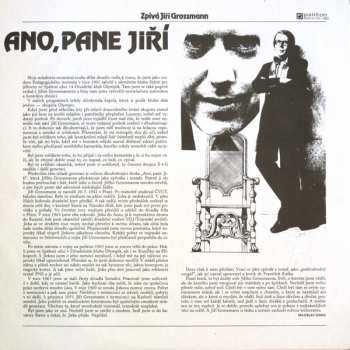 LP Jiří Grossmann: Ano, Pane Jiří