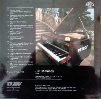 LP Václav Hybš Orchestra: Nostalgický Klavír / Piano In Nostalgia CLR