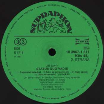 LP Jiří Stivín: Status Quo Vadis