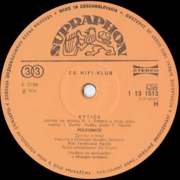 3LP/Dobozkészlet Jiří Suchý: Kytice (3xLP + BOX + BOOKLET)