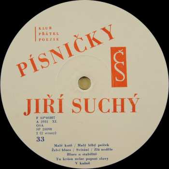 LP Jiří Suchý: Písničky