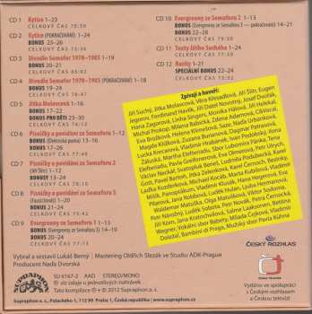 12CD/Dobozkészlet Jiří Suchý: Semafor  ... Léta 70. A 80.