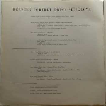 LP Jiřina Šejbalová: Herecký Portrét Jiřiny Šejbalové
