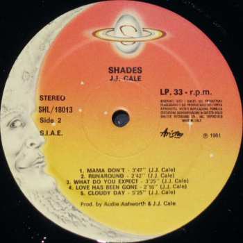 LP J.J. Cale: Shades