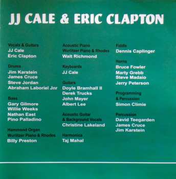 CD J.J. Cale: The Road To Escondido