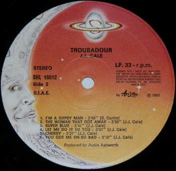 LP J.J. Cale: Troubadour