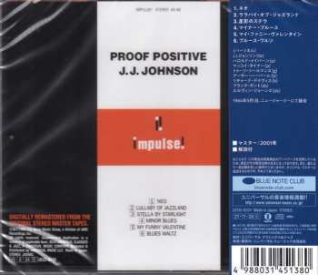 CD J.J. Johnson: Proof Positive LTD