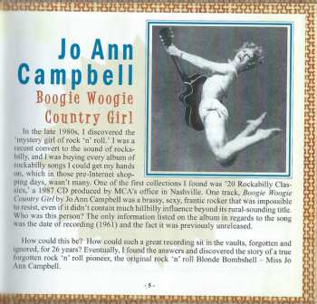 CD Jo Ann Campbell: Boogie Woogie Country Girl