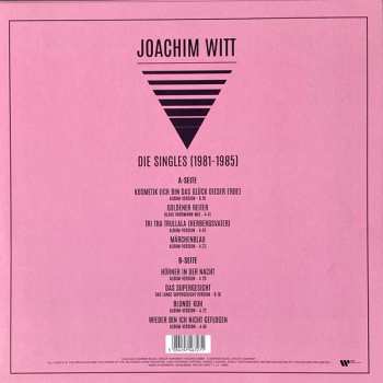 LP Joachim Witt: Die Singles (1981-1985)