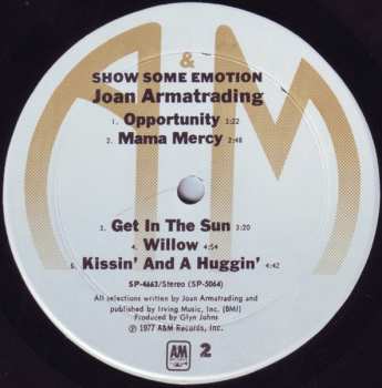 LP Joan Armatrading: Show Some Emotion