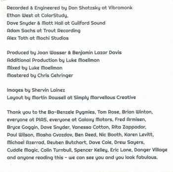 CD Joan As Police Woman: Let It Be You