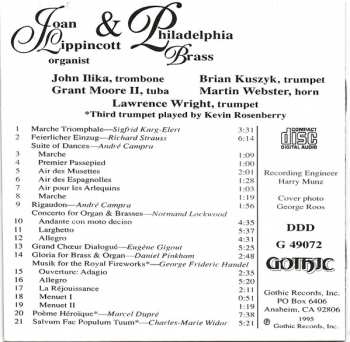 CD The Philadelphia Brass: Joan Lippincott & Philadelphia Brass