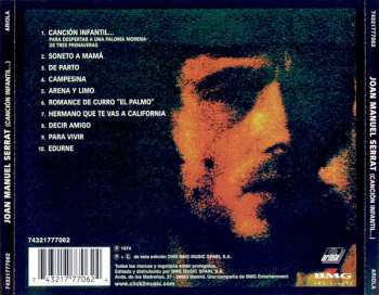 CD Joan Manuel Serrat: Joan Manuel Serrat 