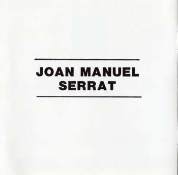 CD Joan Manuel Serrat: Joan Manuel Serrat (Mi Niñez)