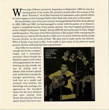 CD João Gilberto: João Gilberto With Os Cariocas In Buenos Aires At Club 676 October 1962