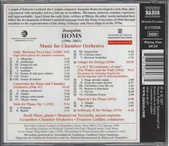 CD Jordi Masó: Music For Chamber Orchestra