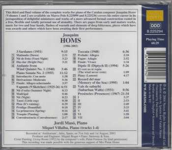CD Jordi Masó: Piano Music: Piano Sonata No. 2 • Presences