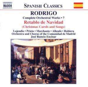 CD Joaquín Rodrigo: RODRIGO: Retablo de Navidad (Complete Orchestral Works, Vol. 7)
