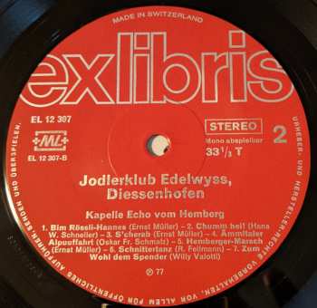 LP Jodlerklub Edelwyss: Jodlerklub Edelwyss, Diessenhofen
