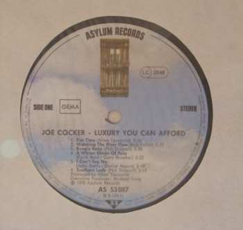 LP Joe Cocker: Luxury You Can Afford