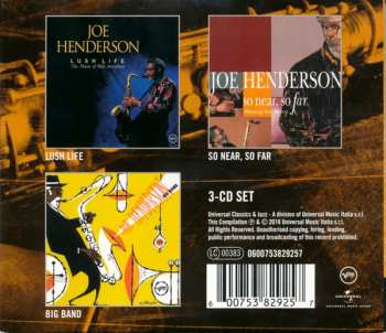 3CD Joe Henderson: 3 Essential Albums