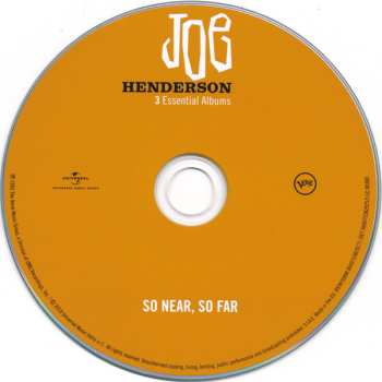 3CD Joe Henderson: 3 Essential Albums