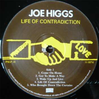 LP Joe Higgs: Life Of Contradiction