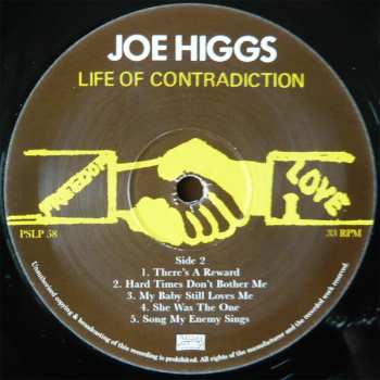 LP Joe Higgs: Life Of Contradiction