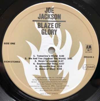 LP Joe Jackson: Blaze Of Glory