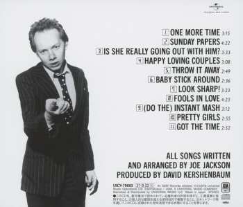 CD Joe Jackson: Look Sharp! = ルック・シャープ LTD