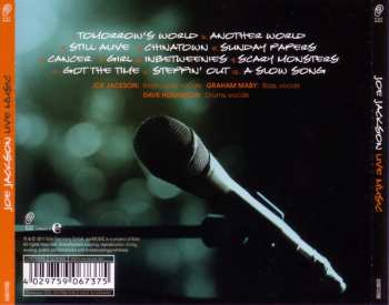 CD Joe Jackson Trio: Live Music - Europe 2010