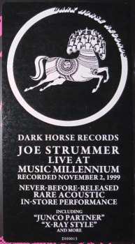 LP Joe Strummer: Live At Music Millennium LTD