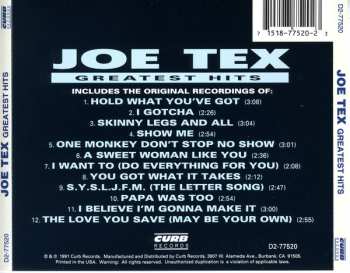 CD Joe Tex: Greatest Hits