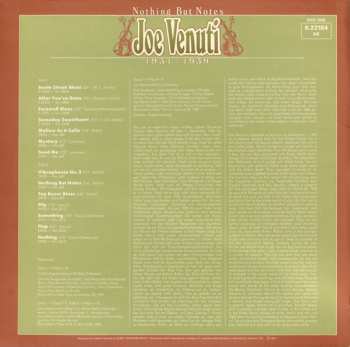 LP Joe Venuti: Nothing But Notes 1931 - 1939