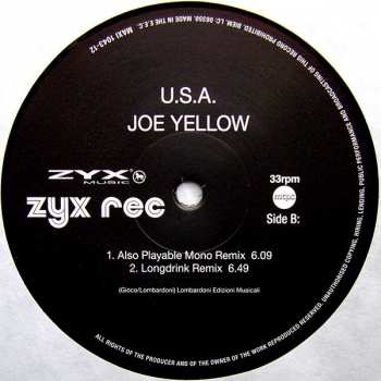 LP Joe Yellow: U.S.A.