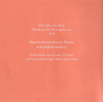 CD Joel Frederiksen: Requiem For A Pink Moon. An Elizabethan Tribute To Nick Drake