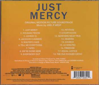 CD Joel P West: Just Mercy: Original Motion Picture Soundtrack
