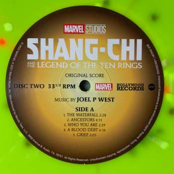 2LP Joel P West: Shang-Chi And The Legend Of The Ten Rings (Original Score) CLR