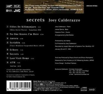 CD Joey Calderazzo: Secrets